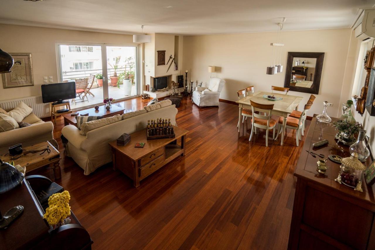 Family Getaway, Spacious And Luxurious, Sea View, Terrace, Next To Voula Beach, 20Min From Center Афіни Екстер'єр фото