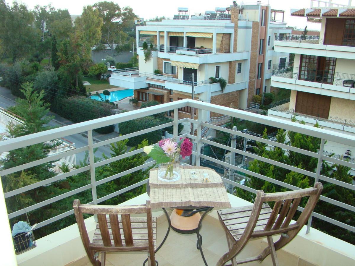 Family Getaway, Spacious And Luxurious, Sea View, Terrace, Next To Voula Beach, 20Min From Center Афіни Екстер'єр фото